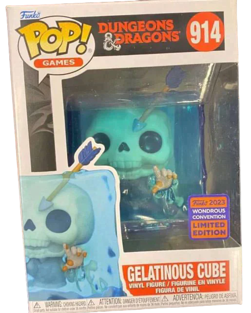 Pop! Games: Dungeons & Dragons: Gelatinous Cube (2023 Wondrous Convention Shared Exclusive)