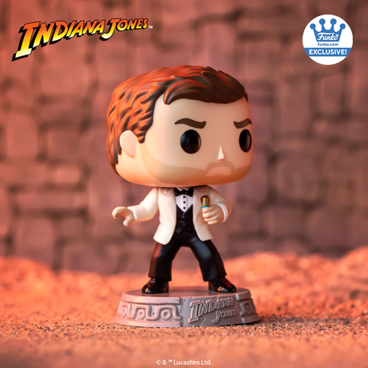 POP! INDIANA JONES IN WHITE SUIT FUNKO & EBAY EXCLUSIVE