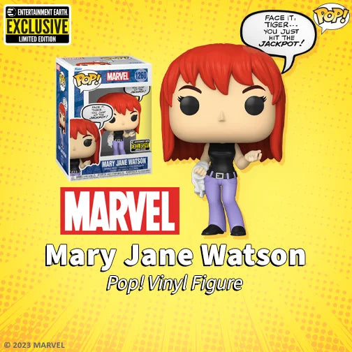 Spider-Man Mary Jane Watson Pop! Vinyl Figure - EE Exclusive
