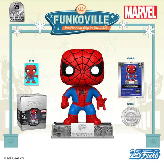 Pop! Marvel: Classics: Spider-Man 25th Anniversary (2023 Summer Convention Exclusive L.E 25,000)