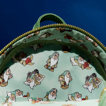 Exclusive Snow White and the Seven Dwarfs Sleepy Cosplay Mini backpack with Lenticular Eyes & wallet