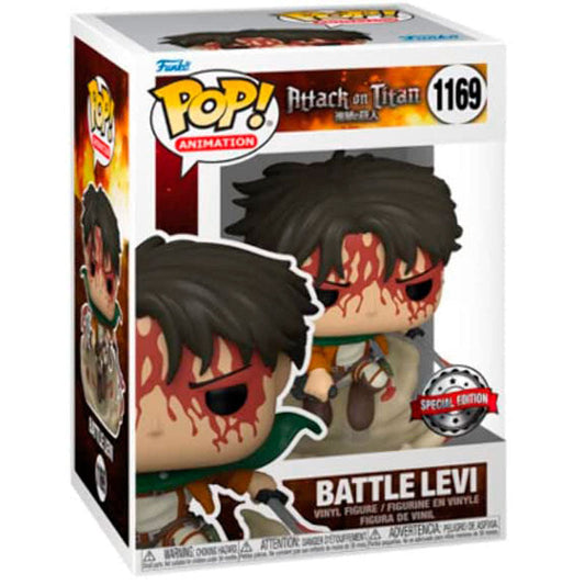 POP figure Attack on Tital Battle Levi Exclusive