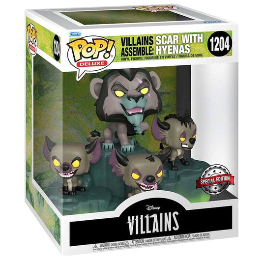 POP figure Disney Villains Scar with Hyenas Exclusive