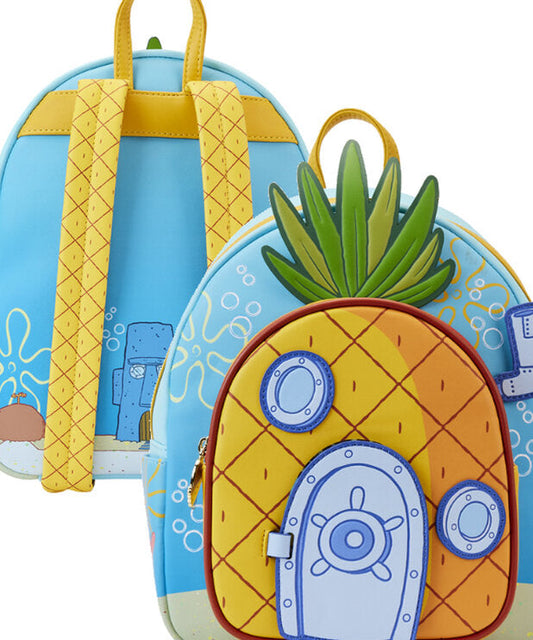 Mini Sac À Dos Maison En Ananas Loungefly ( Nickelodeon )