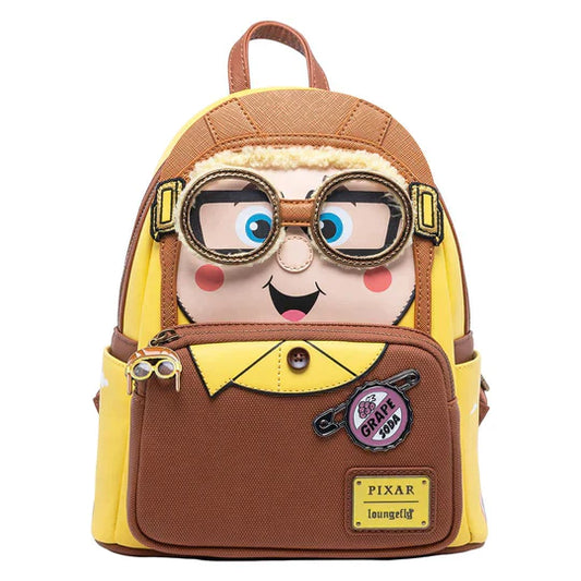 707 Street Exclusive - Loungefly Disney Pixar Up Young Carl Cosplay Mini Backpack with Removable Glasses