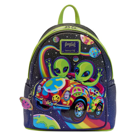 Loungefly Lisa Frank Cosmic Alien Ride Mini Backpack