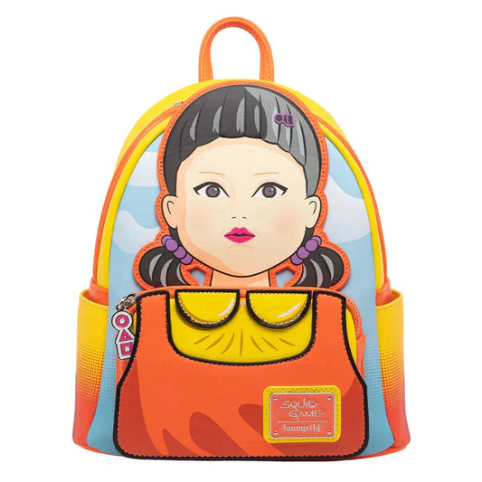 707 Street Exclusive - Loungefly Netflix Squid Game Light Up Singing Young Hee Cosplay Mini Backpack