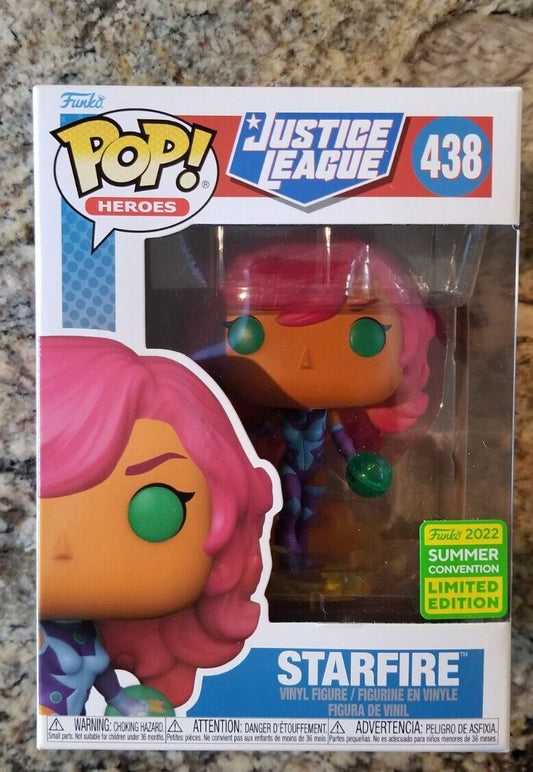 Funko Pop! Justice League Starfire #438 (SDCC 2022 Shared Exclusive)