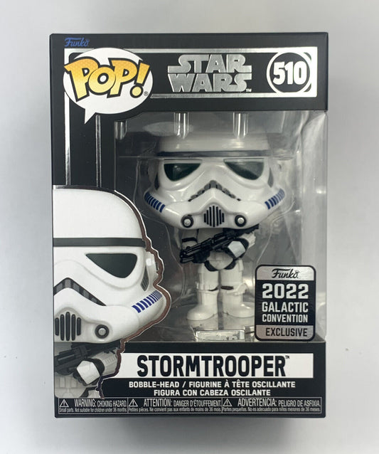 Funko Pop Stormtrooper Star Wars Galactic Conv Exclusive 2022 Pop Vinyl #510