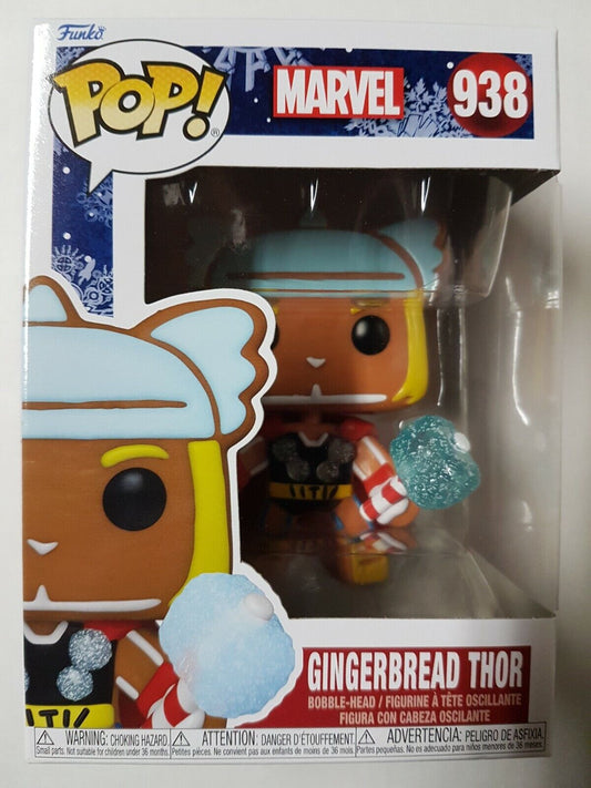 Funko Pop Holiday Marvel #938 Gingerbread Thor Figure