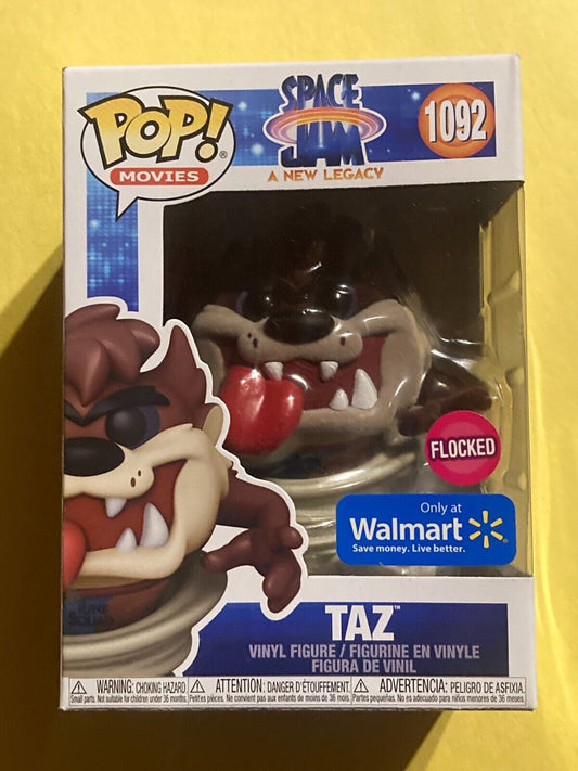 Taz (Flocked) Space Jam: A New Legacy Walmart Exclusive Funko Pop! #1092