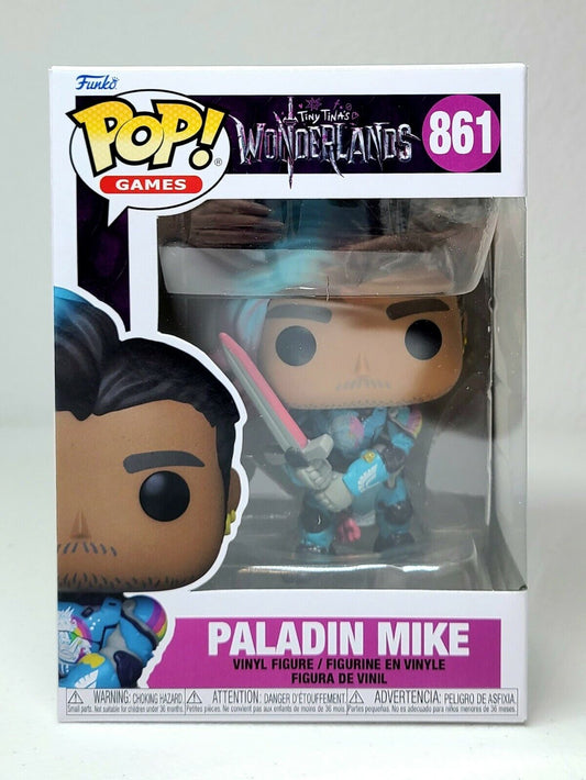 Funko Pop Tiny Tina's Wonderlands PALADIN MIKE 861 Vinyl Figure