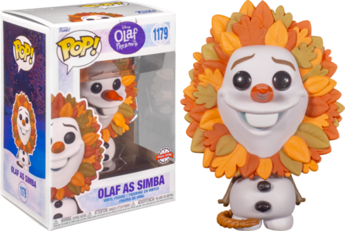 Funko Pop Disney Olaf Presents OLAF AS SIMBA Exclusive #1179