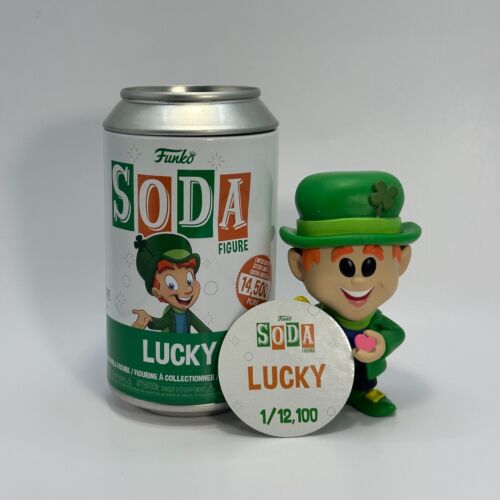 LUCKY Funko Soda Common /12,100 Vinyl Figure Leprechaun Lucky Charms