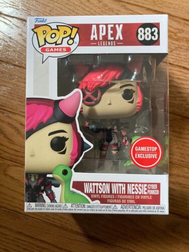 Funko POP Cyber Punk Wattson with Nessie Apex Legends Gamestop Exclusive