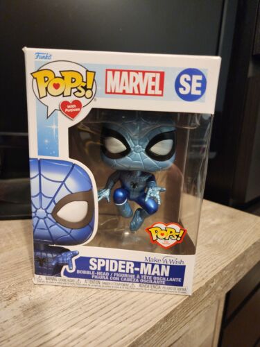Funko Pop with Purpose #SE Spider-Man Make-A-Wish Figure