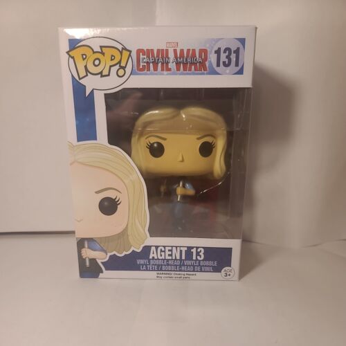 Funko Pop Marvel MCU Captain America Civil War Agent 13 #131 Vinyl Figure