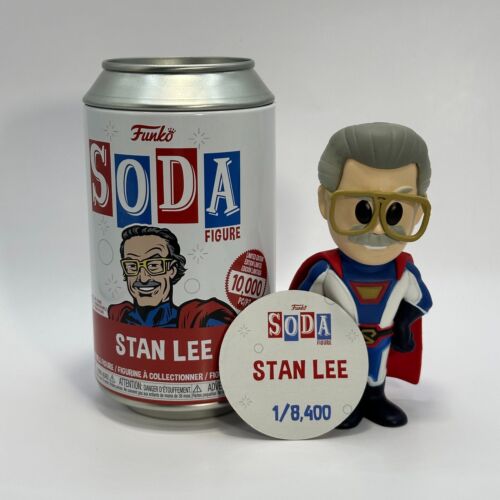 STAN LEE Funko Soda Common /8400 Vinyl Figure Superman Pow Entertainment