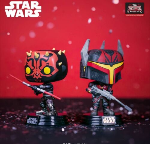Funko Pop Star Wars Darth Maul & Gar Saxon - GITD - 2-PACK (Target Exclusive) (TARGETCON 2023)
