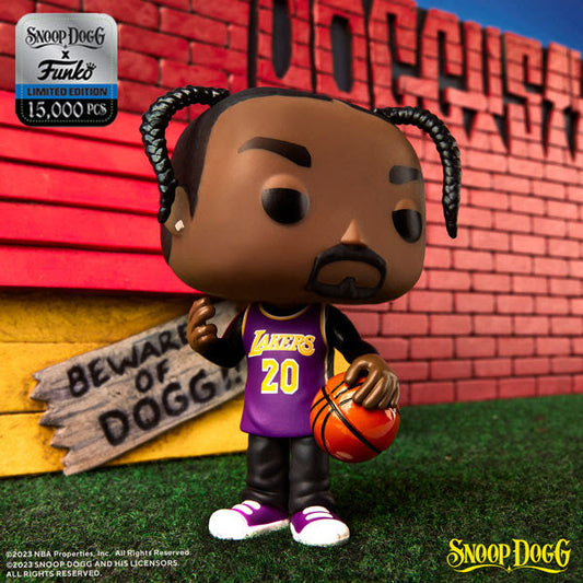 POP! SNOOP DOGG IN LAKERS JERSEY  FUNKO EXCLUSIVE